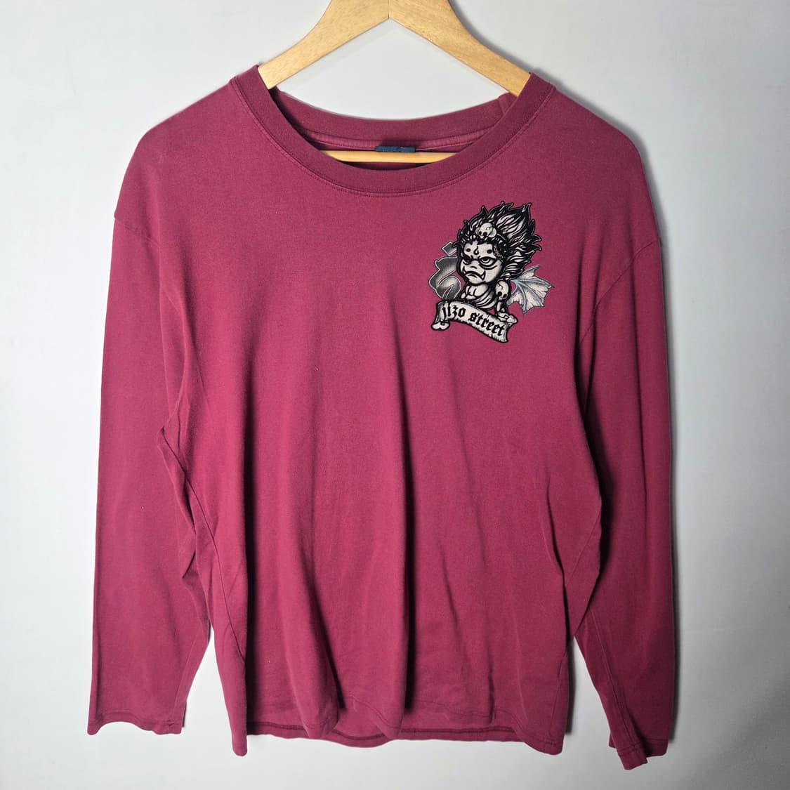 [Jizo Bosatsu] 빈티지 스컬 그래픽 프린팅 롱슬리브 상품이미지2