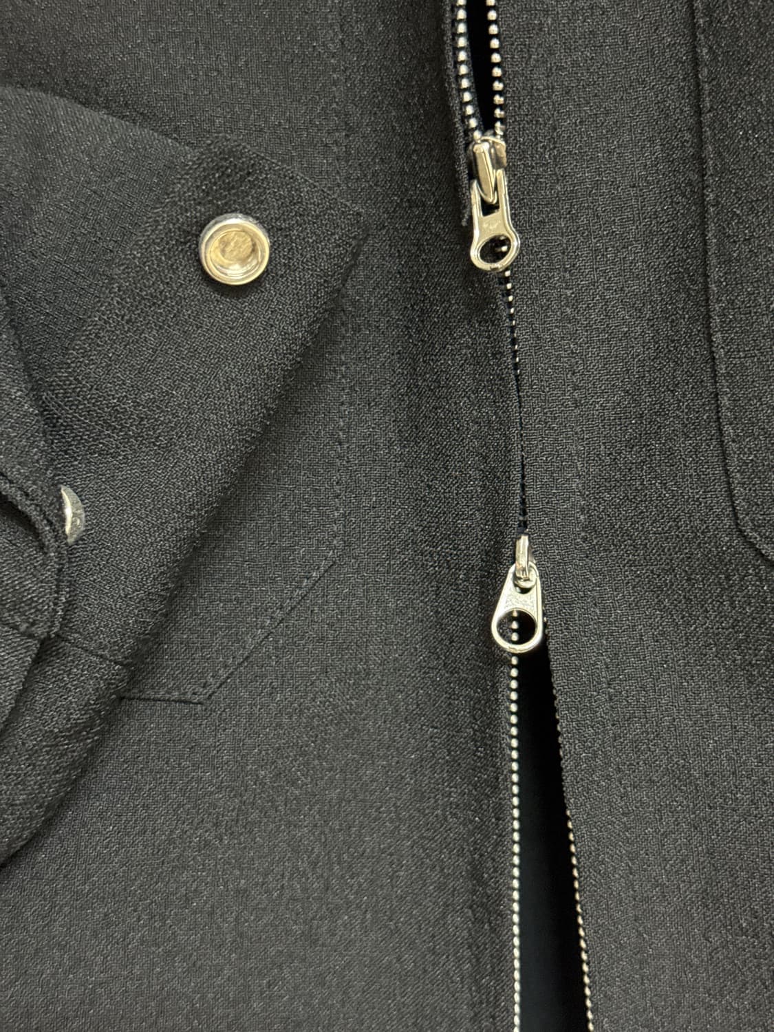 pocket zip up jacket - black 상품이미지4