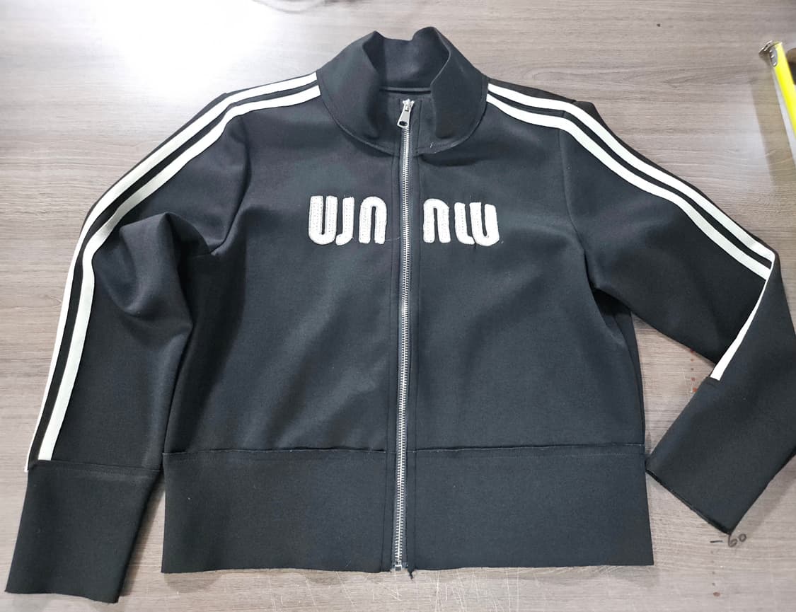 블랙 트랙 집업 자켓 M 상품이미지1