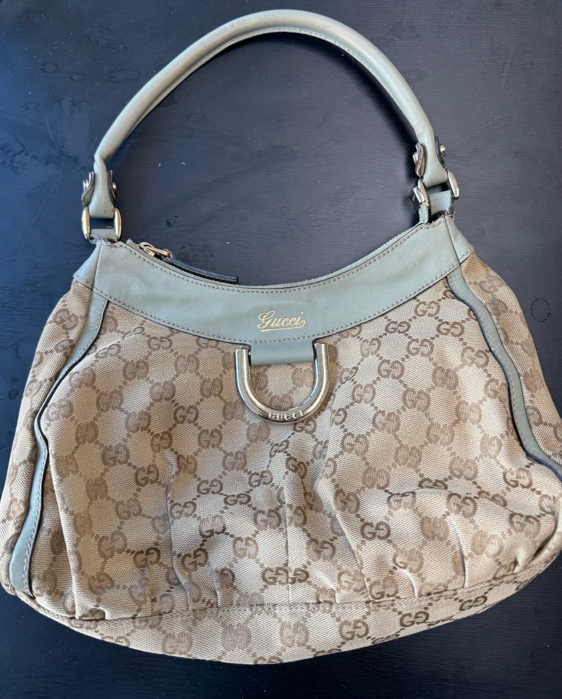 구찌 GG자가드 D링 호보 토트백 겸 숄더백(정품) 상품이미지1