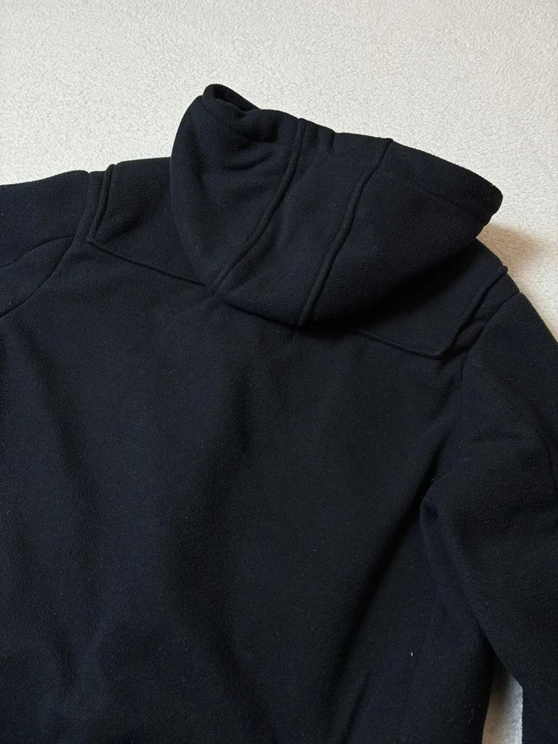 Selectede 롱 후디 더플 코트 PN7663 상품이미지4