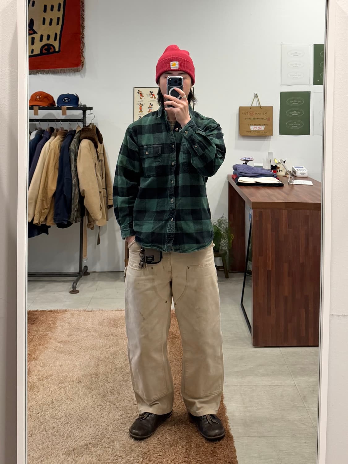 00s Field & Stream 빈티지 플란넬 체크 셔츠 상품이미지2