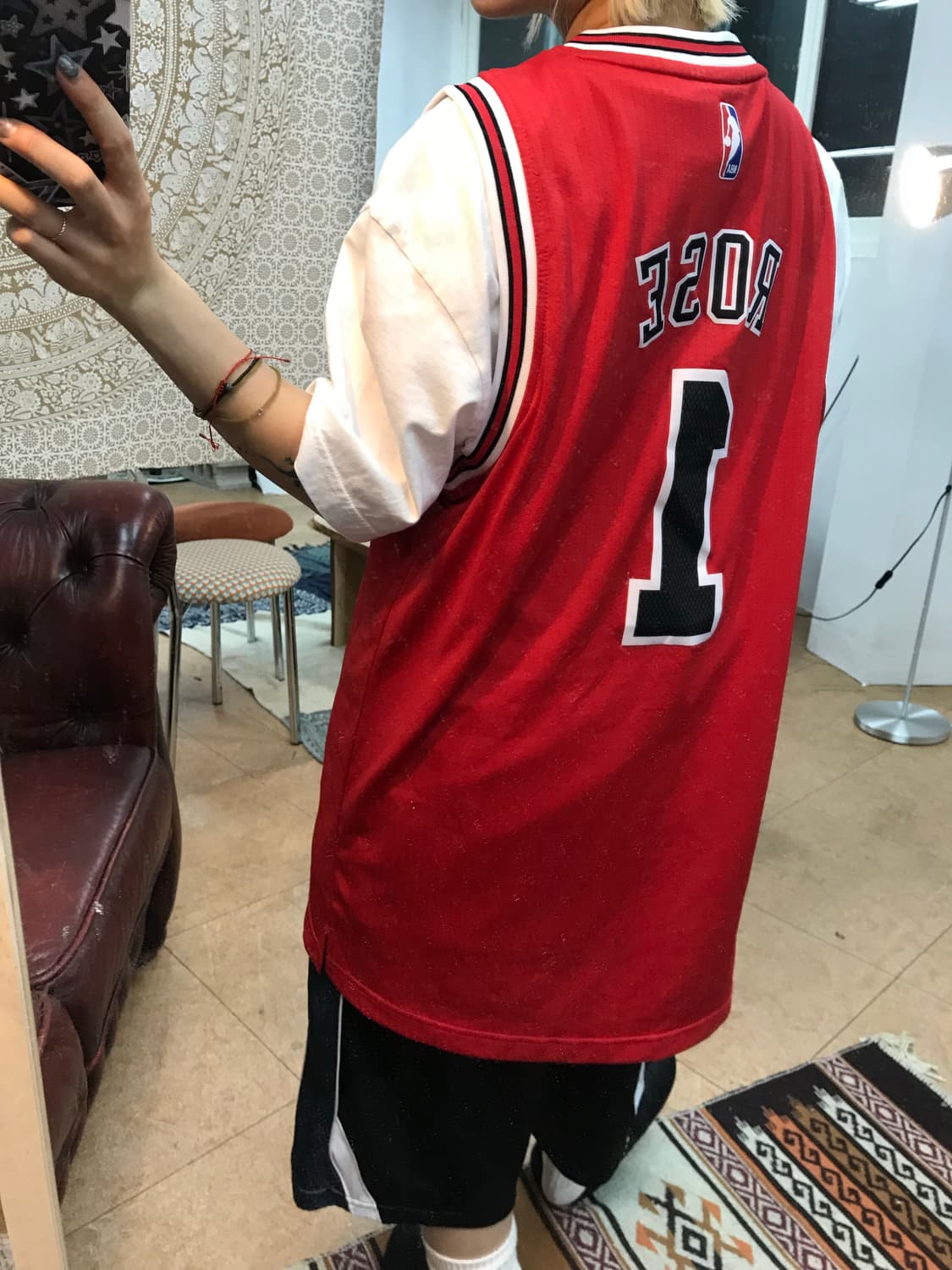 아디다스 nba 시카고불스 데릭로즈 민소매 유니폼  상품이미지2