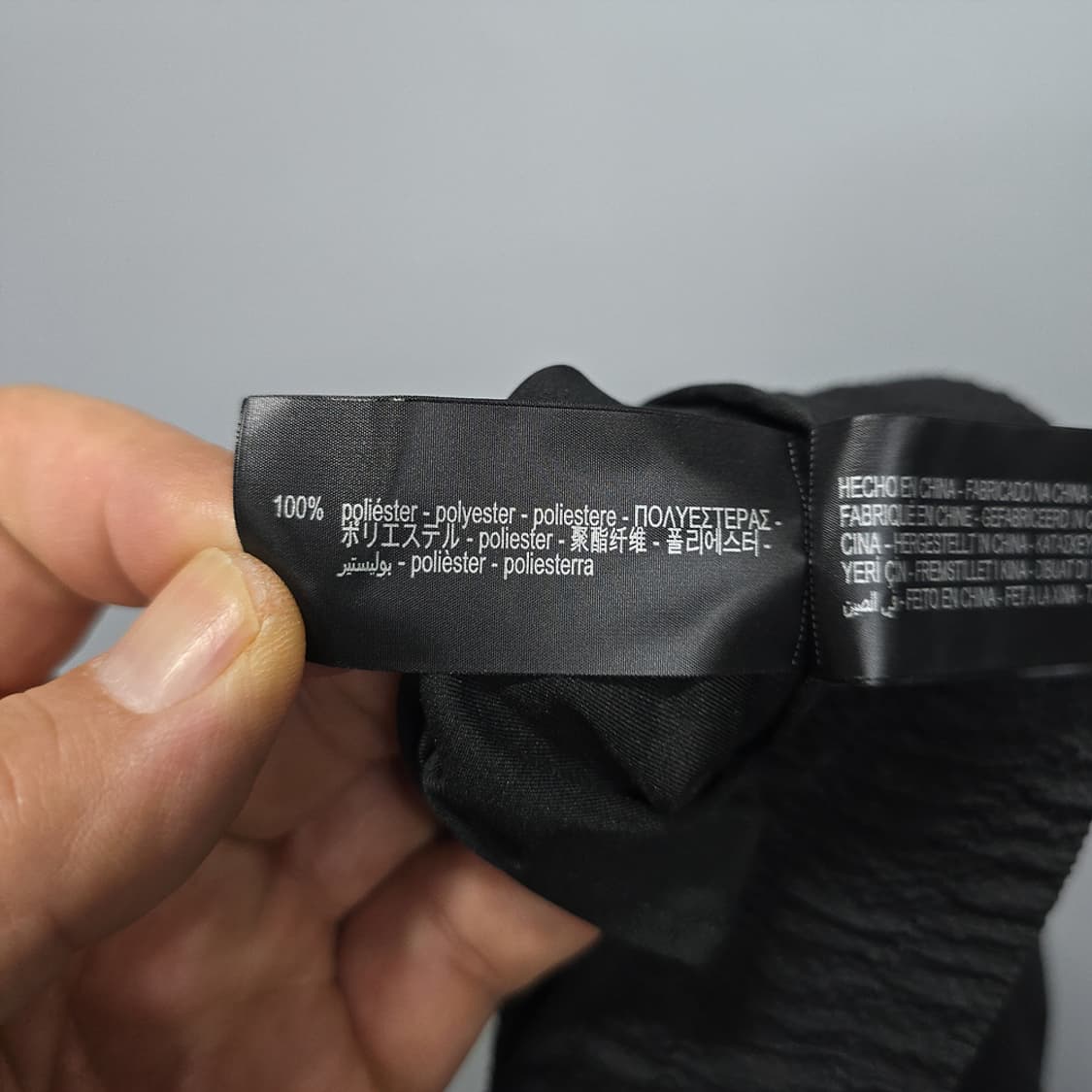 자라(ZARA) 밴딩 슬랙스 팬츠 블랙 M 상품이미지6