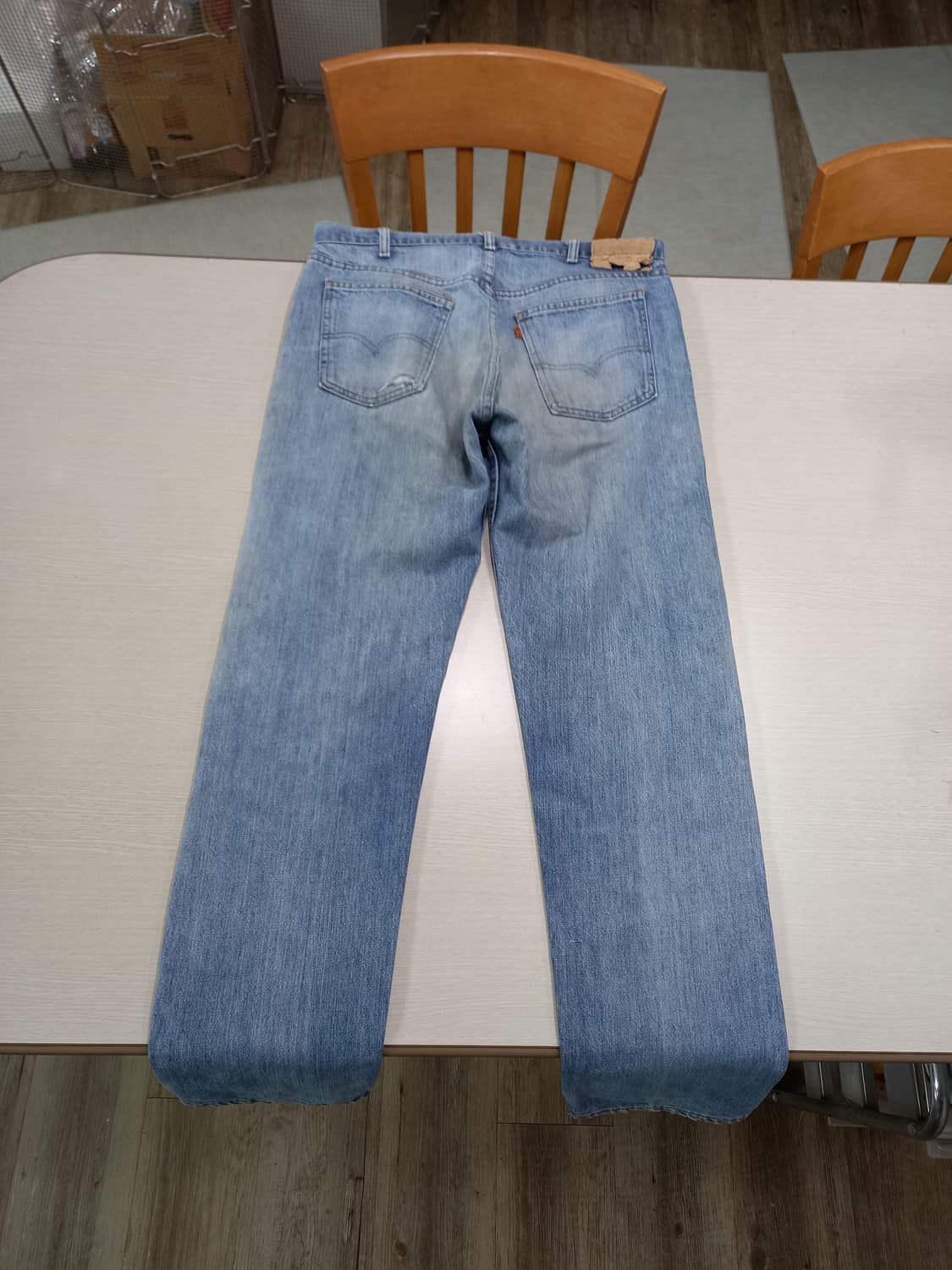 35 70's 리바이스207 USA 오렌지탭 연청 35-250 상품이미지2