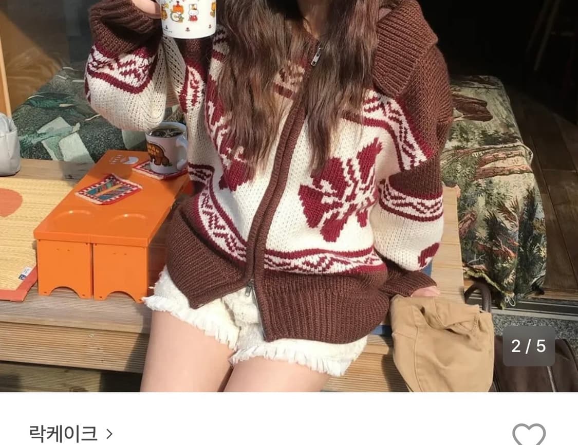 락케이크 코위찬 가디건 상품이미지2