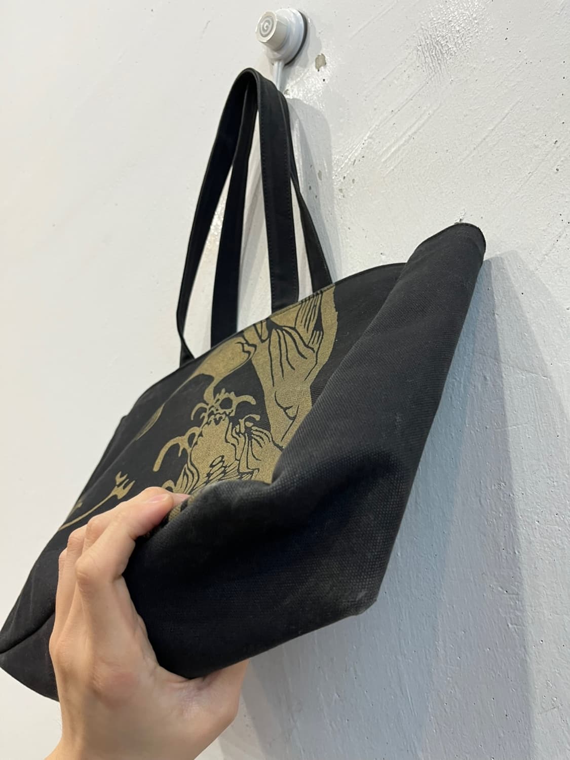 와타분 카부토무시 캔버스 토트백 Made in JAPAN 상품이미지5