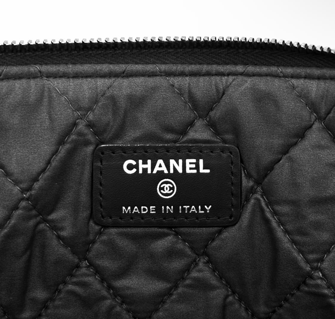 Chanel 샤넬 여성 달라스 링클 은장 페이던트 클러치 블랙 라지 상품이미지7