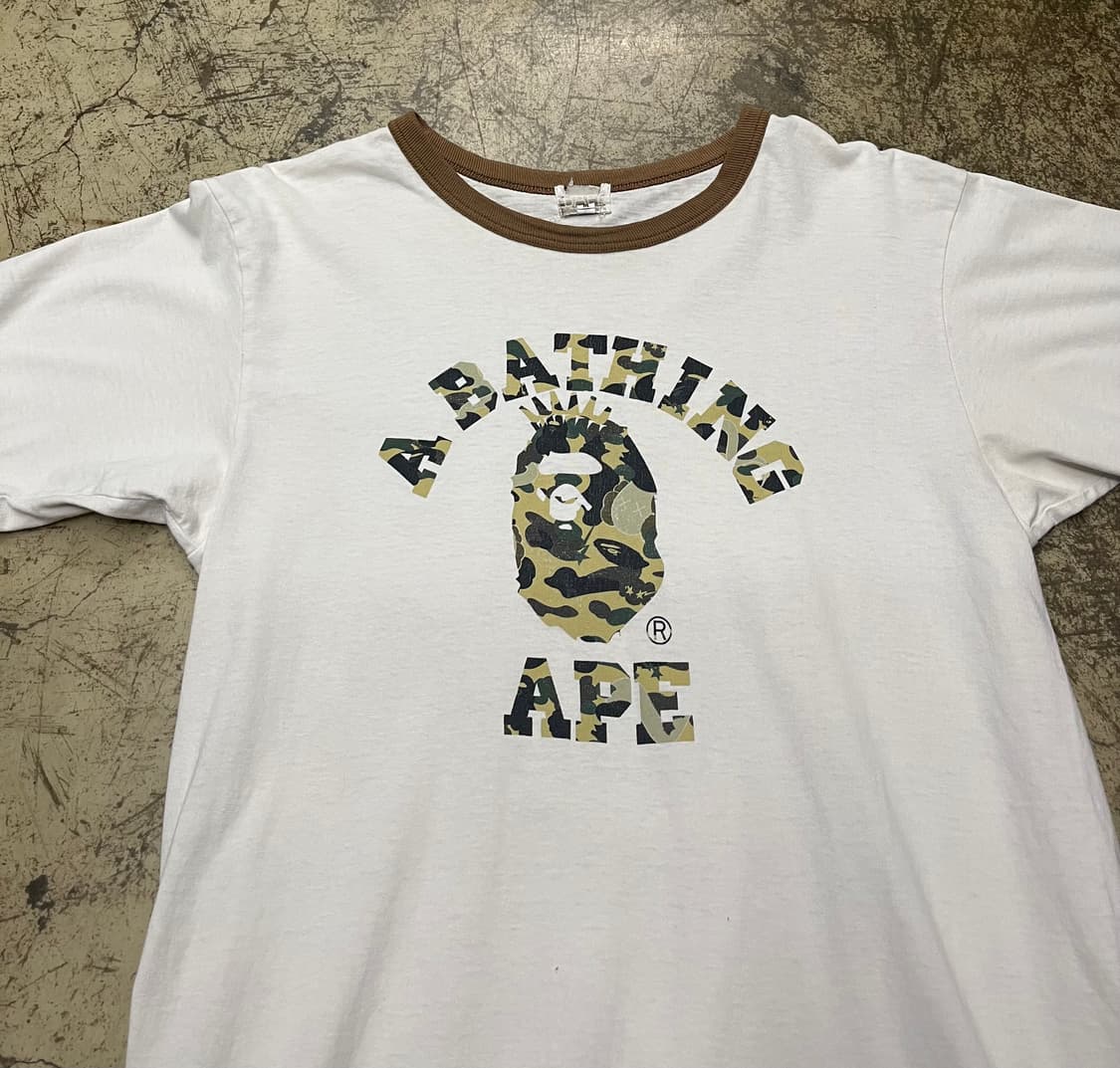 00s bape x kaws 링거티셔츠 상품이미지2