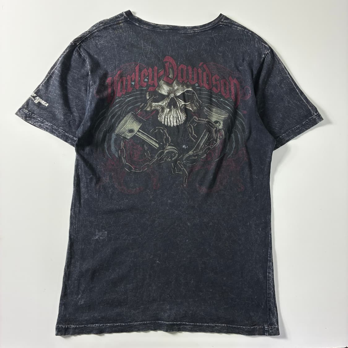 Harley davidson   할리 데이비슨 스컬 프린팅 반팔티셔츠 상품이미지4