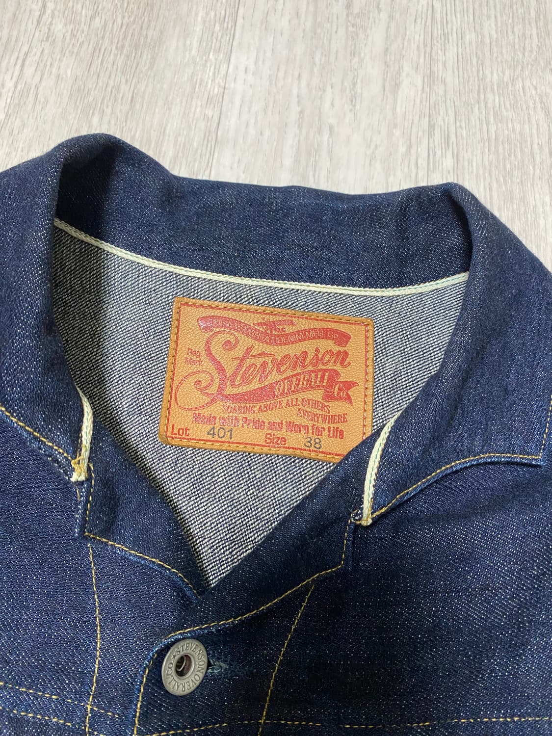 스티븐슨 오버롤 Stevenson Overall Co 401 데님 자켓 상품이미지3