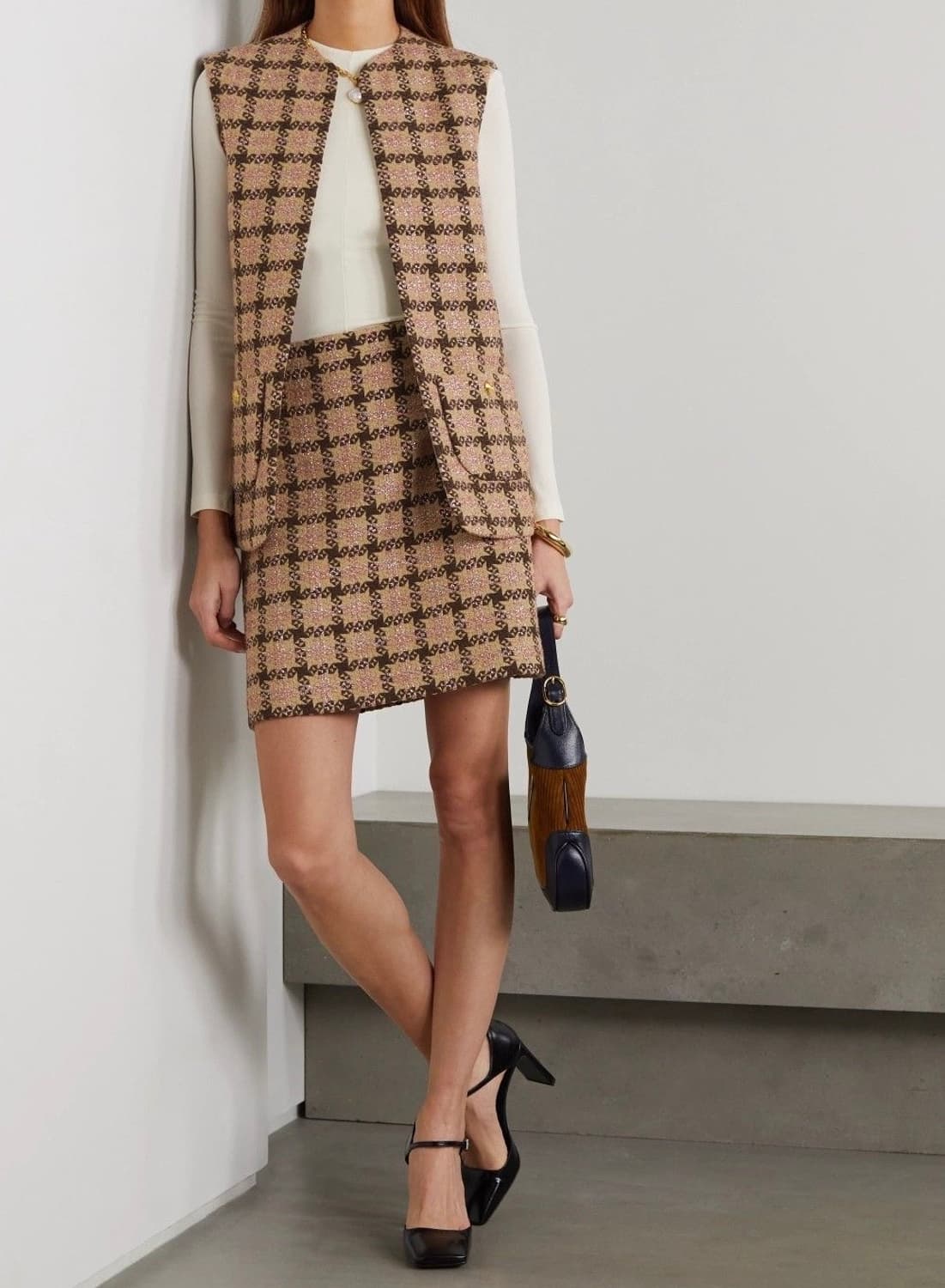 구찌 트위드 조끼 베스트 상품이미지8