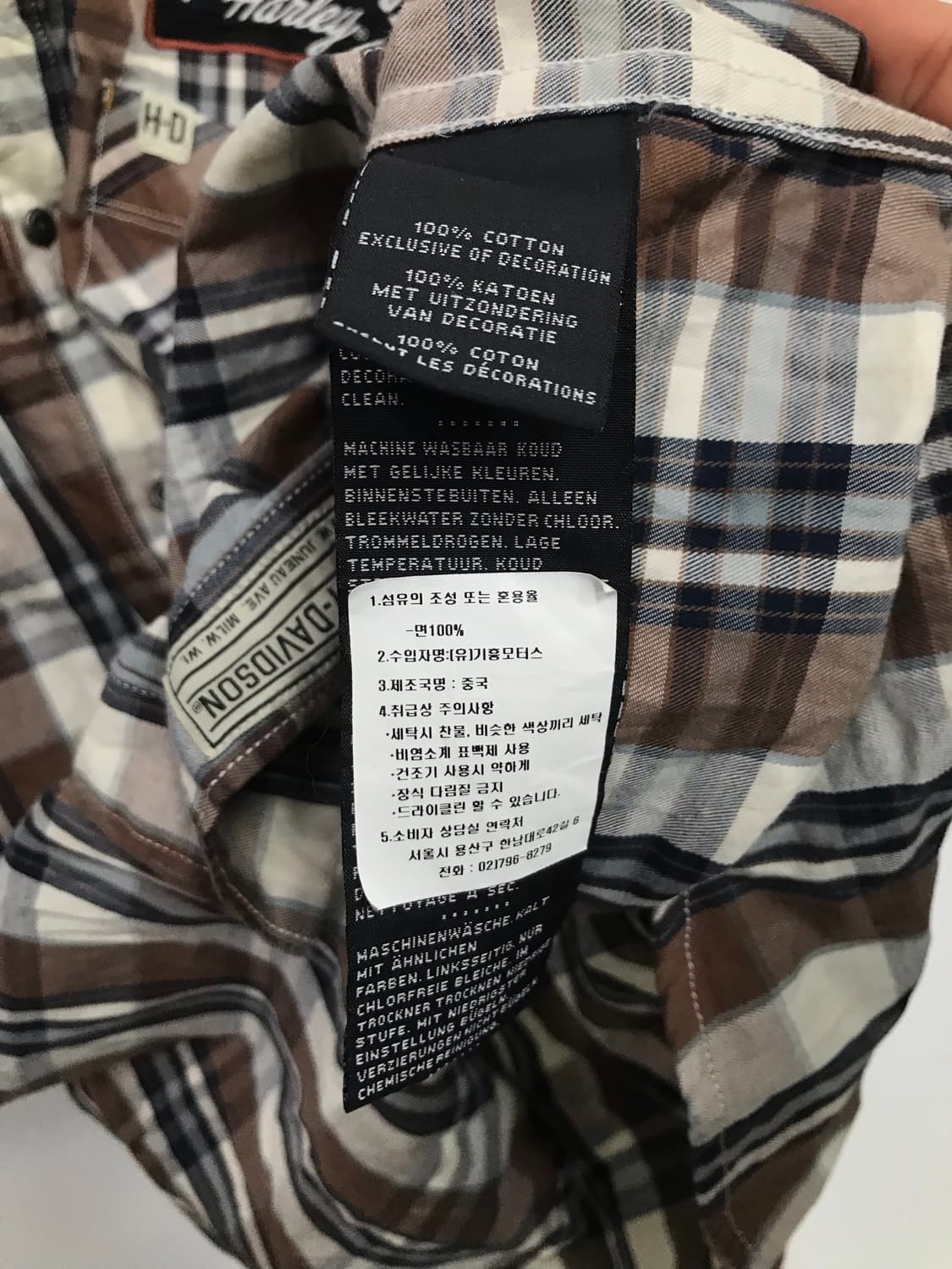 HARLEY DAVIDSON 체크셔츠 상품이미지4