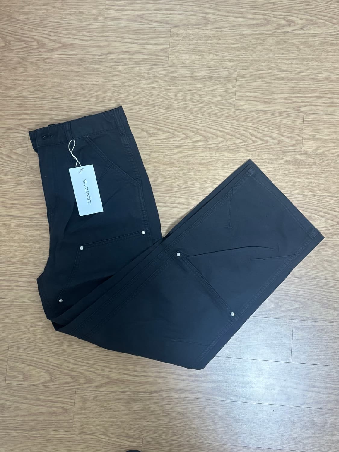 슬로우애시드 더블니 카펜터 팬츠 새옷 (허리 31) 상품이미지1