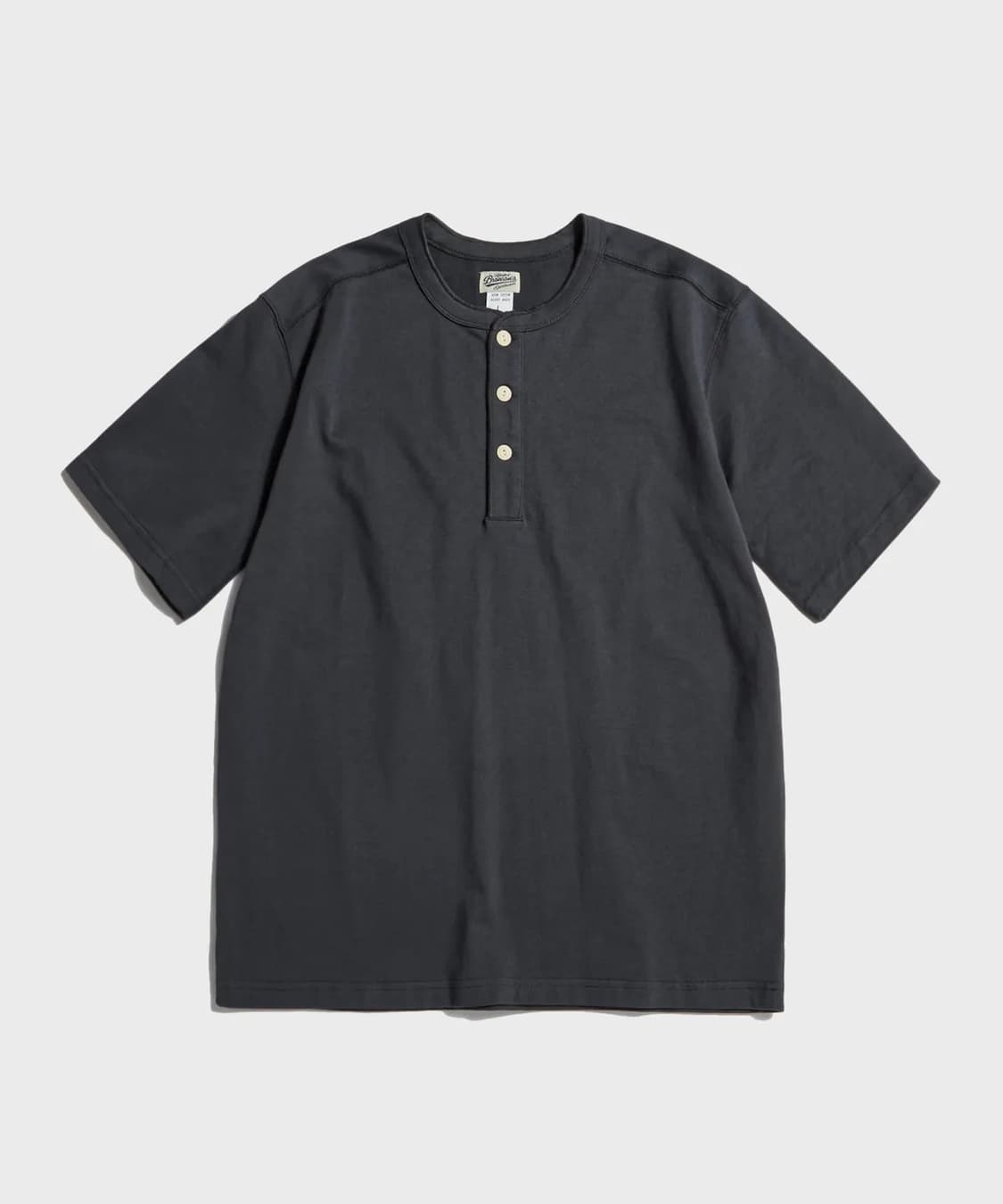 [XXXL]브론슨 10.6oz 헨리넥 티셔츠(다크그레이) 상품이미지1