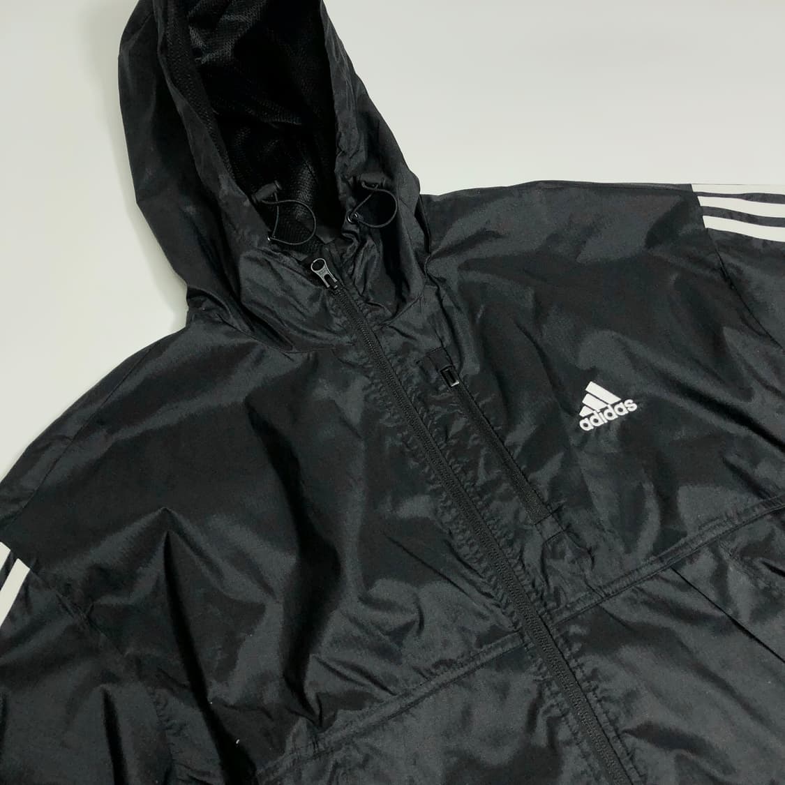 아디다스 우븐 바람막이 실측 XL 상품이미지3