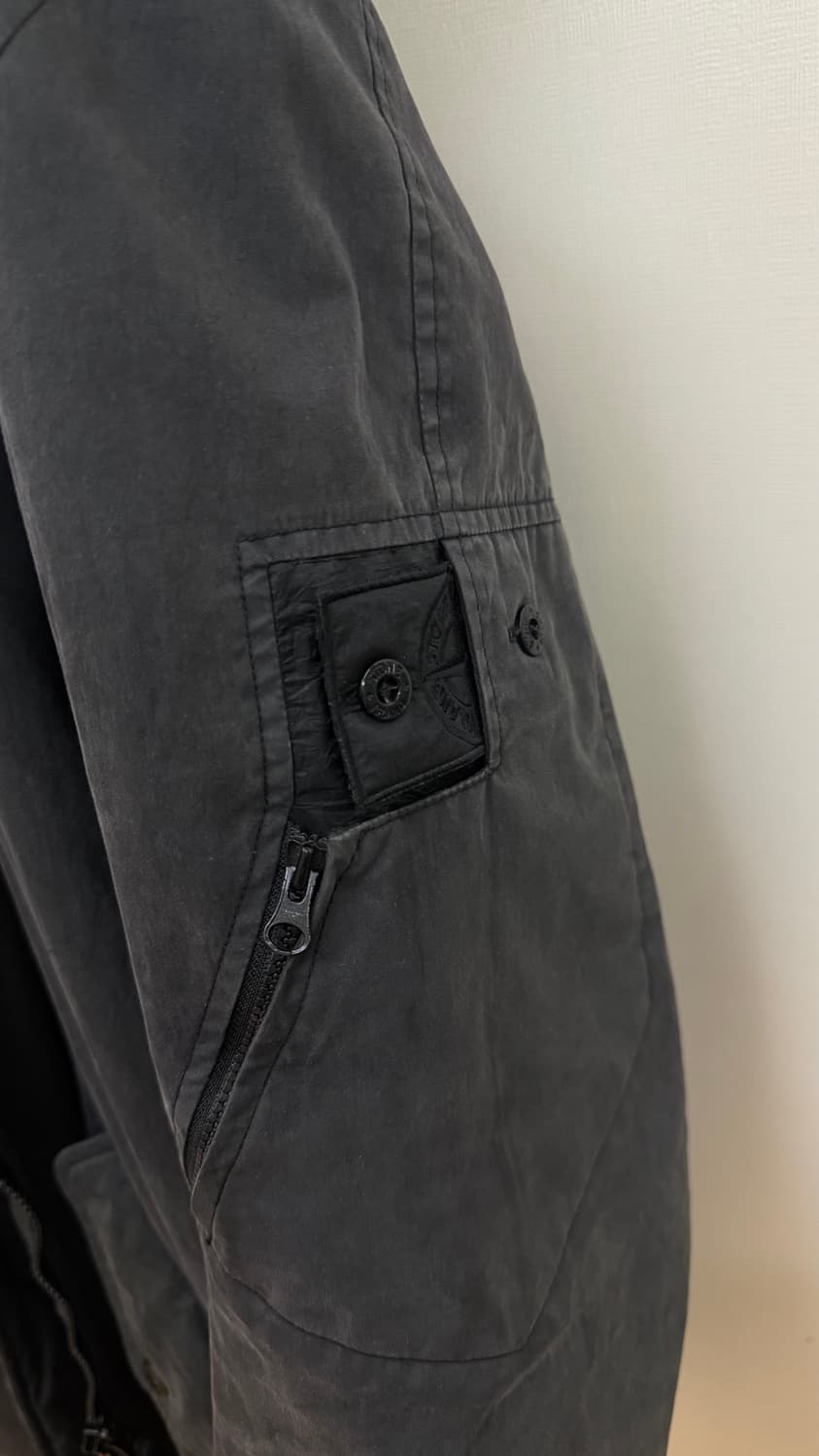 (M/100) 스톤아일랜드 쉐도우 피쉬테일 파카 블랙 TELA 50 상품이미지4