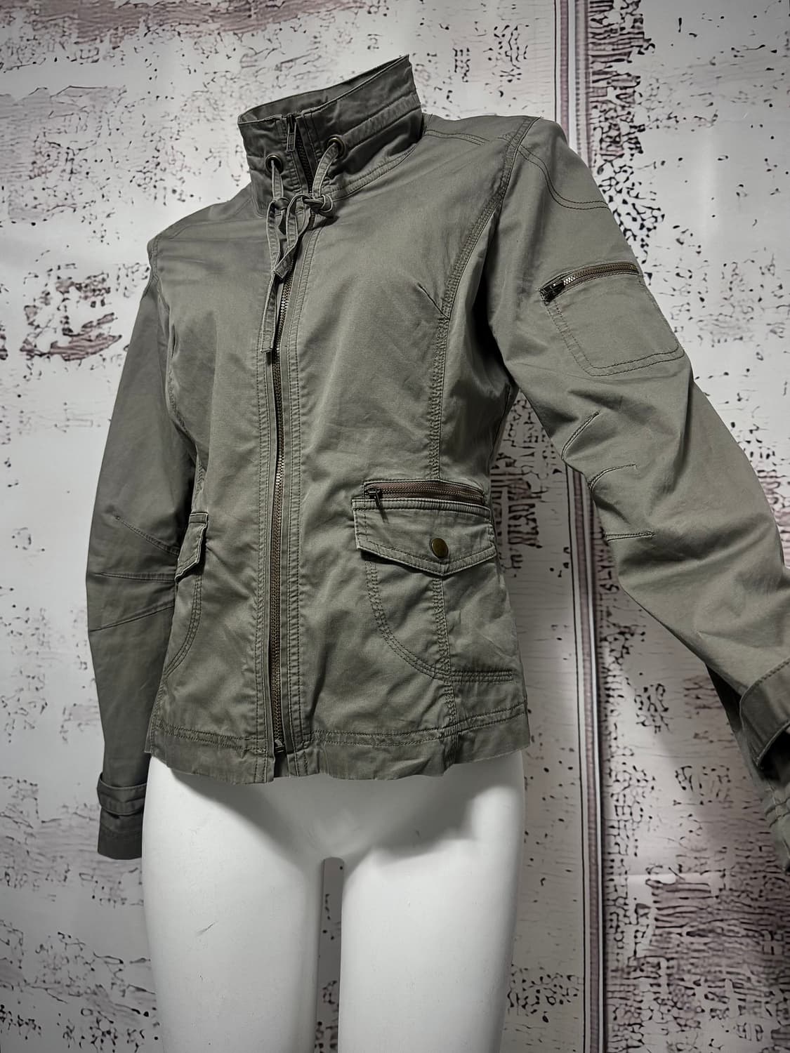 Khaki Cotton Field Jacket 상품이미지1