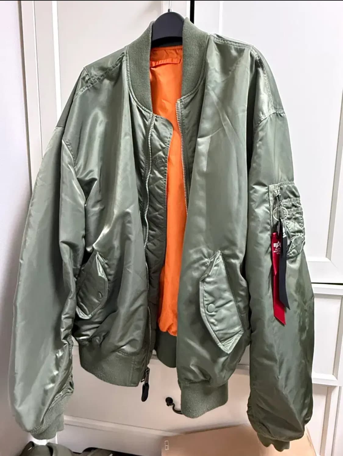 알파인더스트리 항공점퍼 세이지그린 XL 상품이미지1