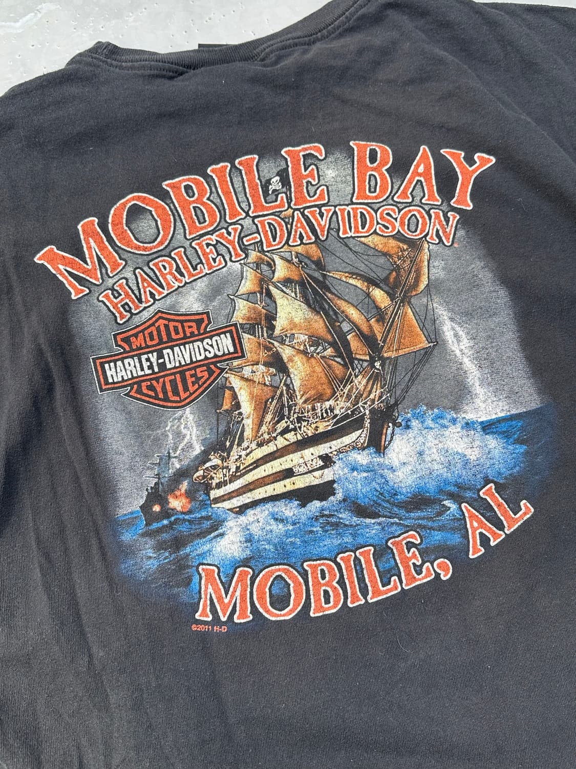 [할리데이비슨] •Vintage Mobile Bay Tee 상품이미지2