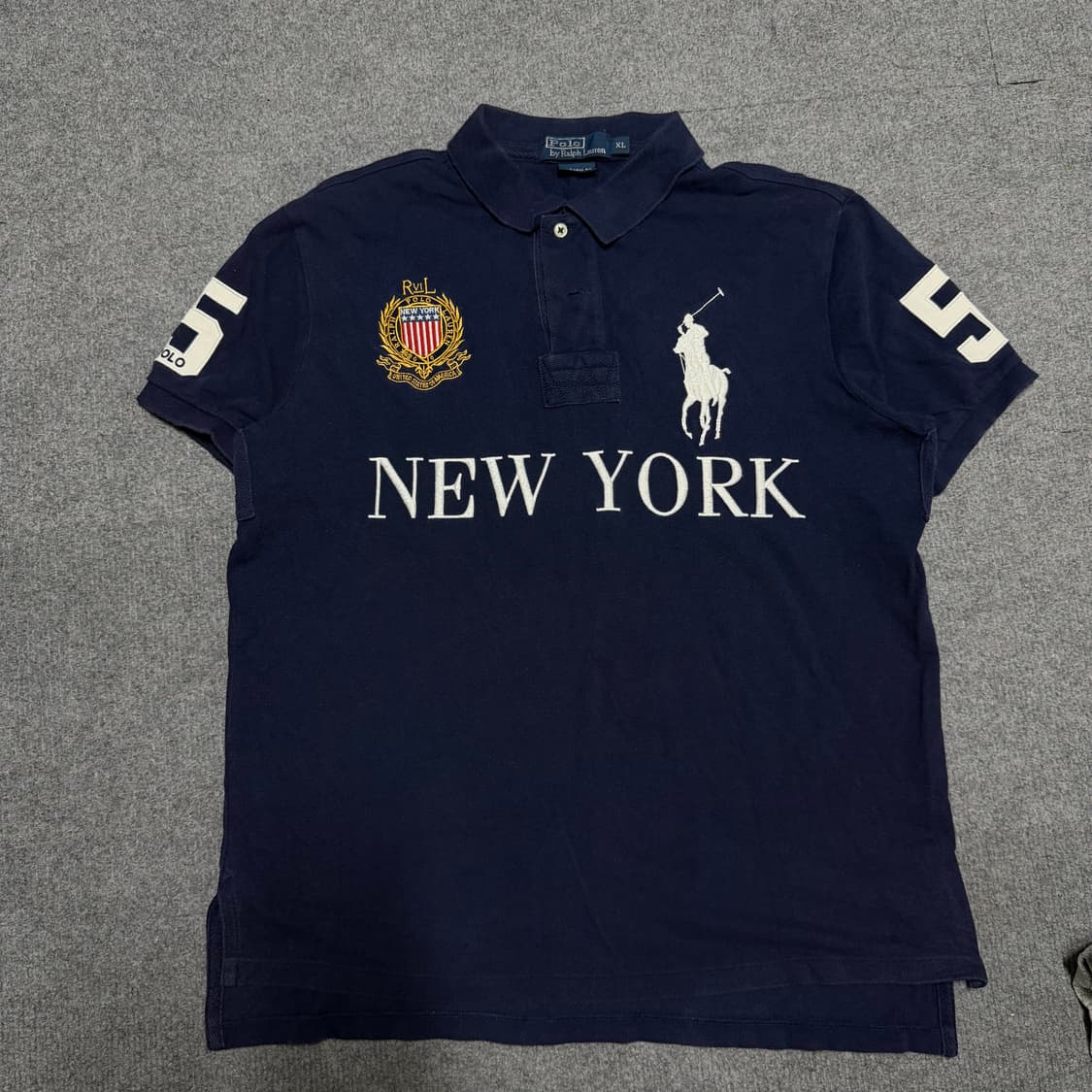 폴로 랄프로렌 치프키프 빅포니 뉴욕 네이비 카라티 XL 상품이미지1