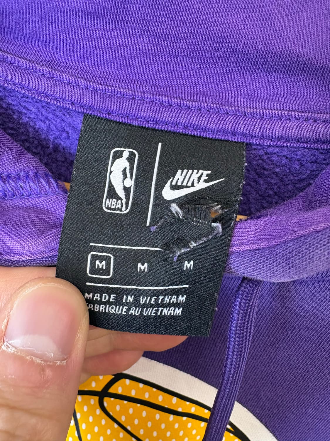 나이키 NBA 레이커스 빈티지 후드티 상품이미지5