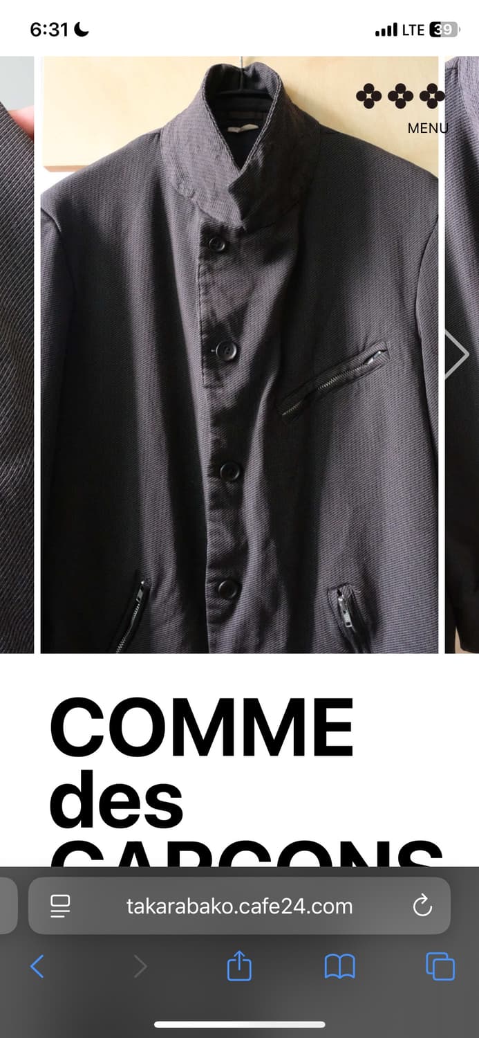 Comme des garcons homme deux 블레이져 판매합니다 상품이미지4
