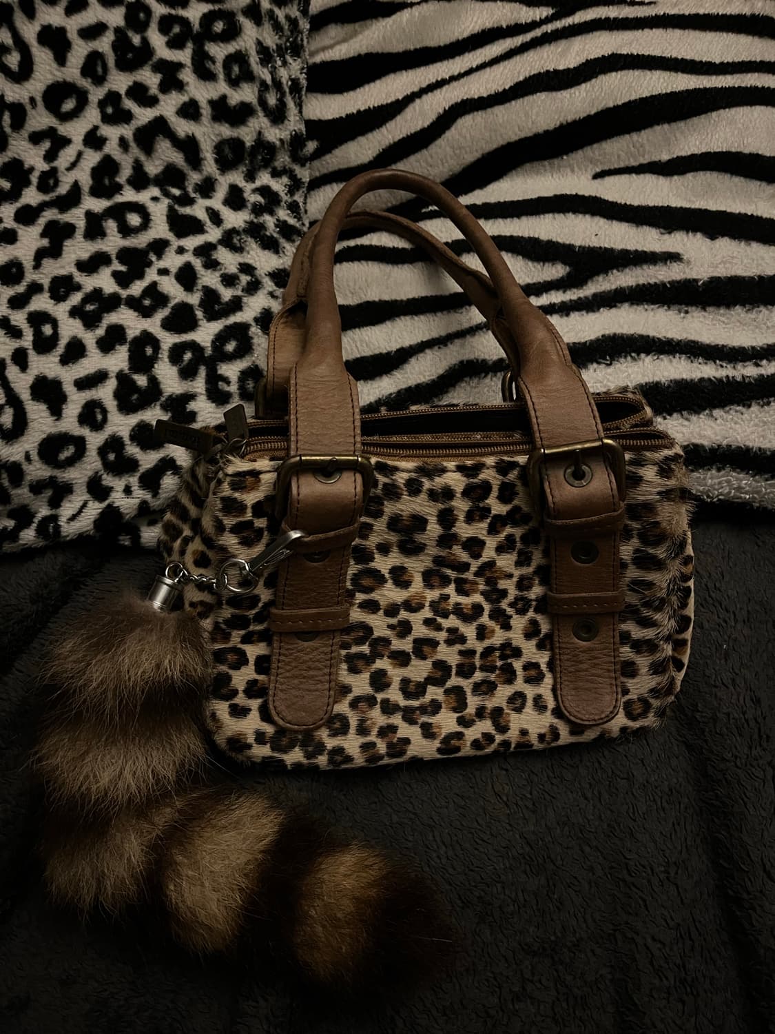 Gyaru leopard bag 상품이미지1
