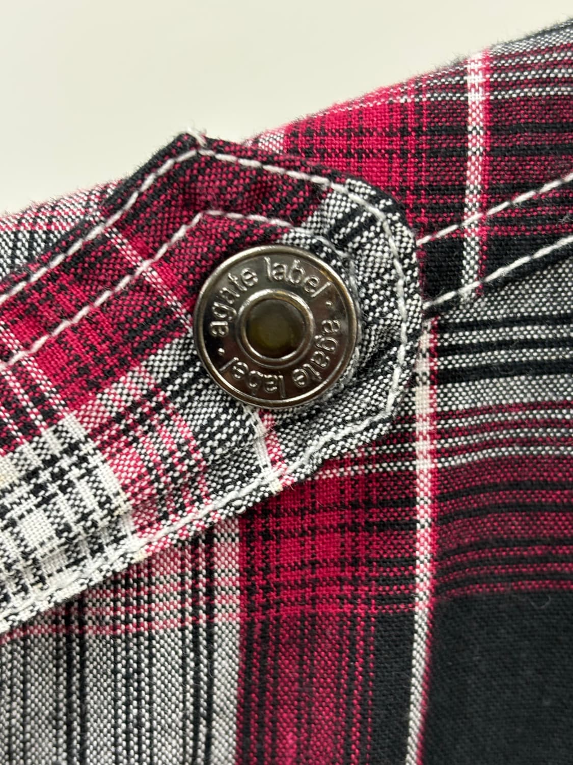 빈티지 락시크 펑크 y2k 체크 셔츠 상품이미지7