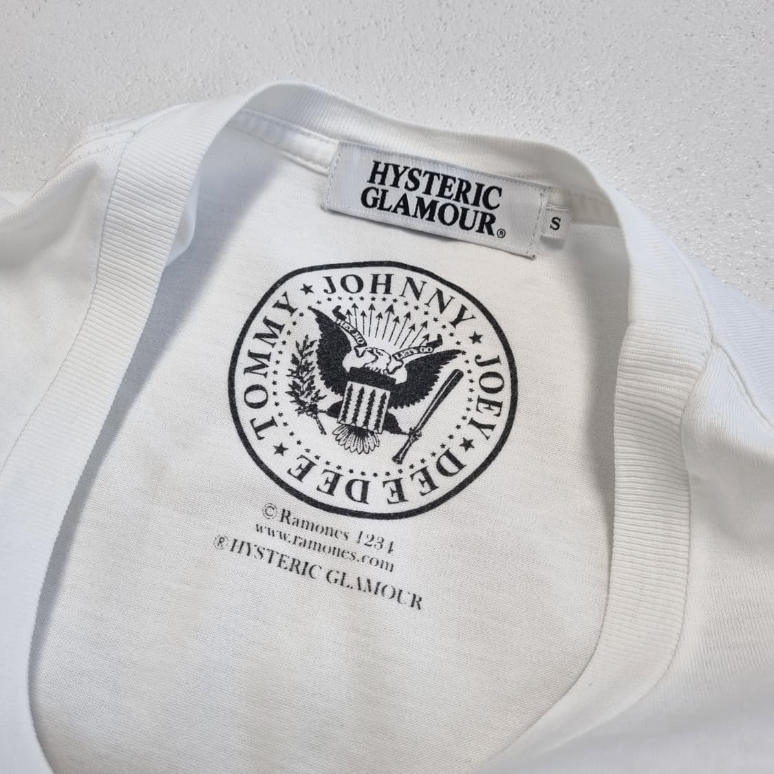 Hysteric Glamour x RAMONES 밴드티셔츠 - S 상품이미지9