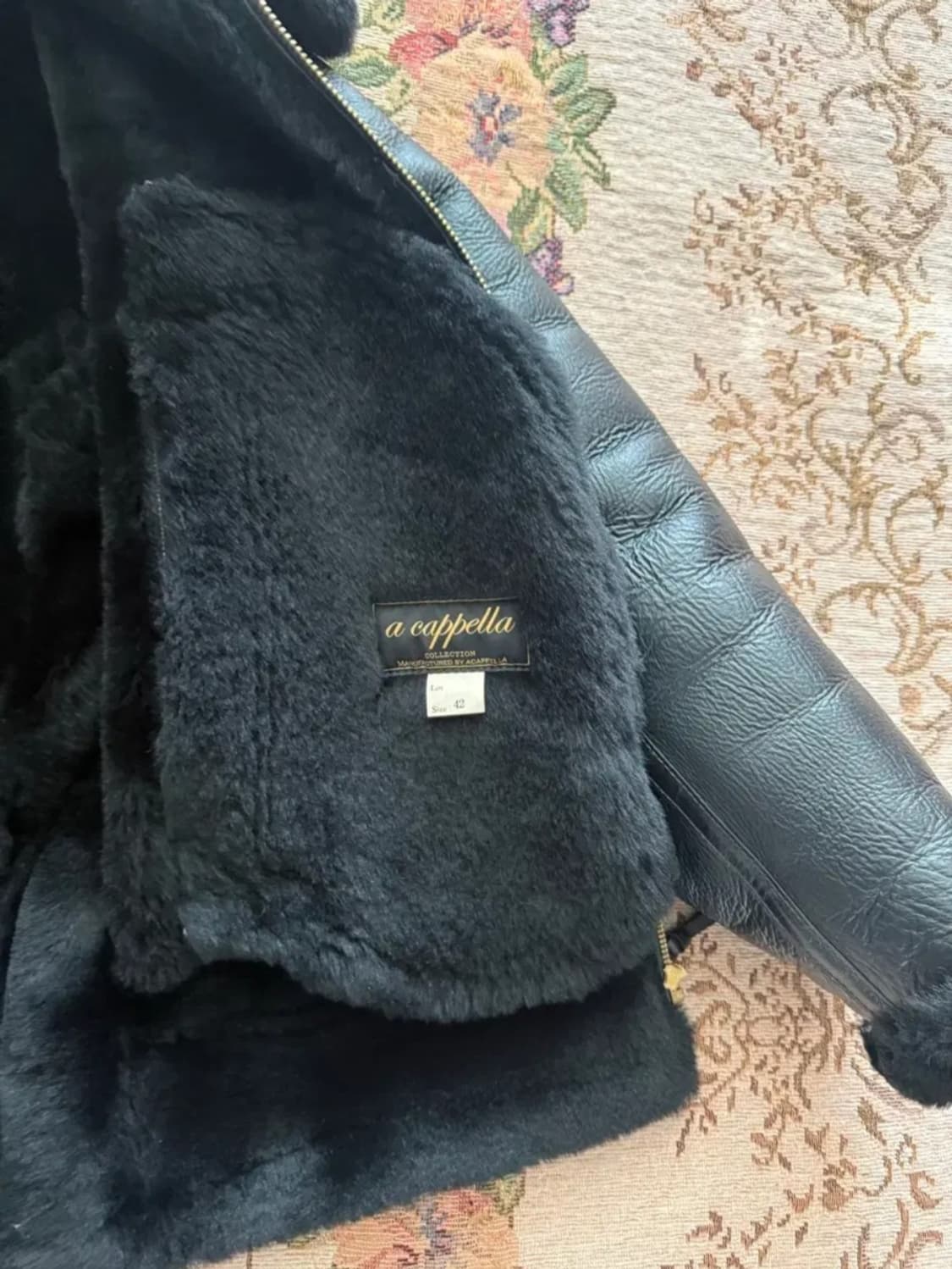 XL 105) 아카펠라 클로딩 미발매 B-6 무스탕 상품이미지3