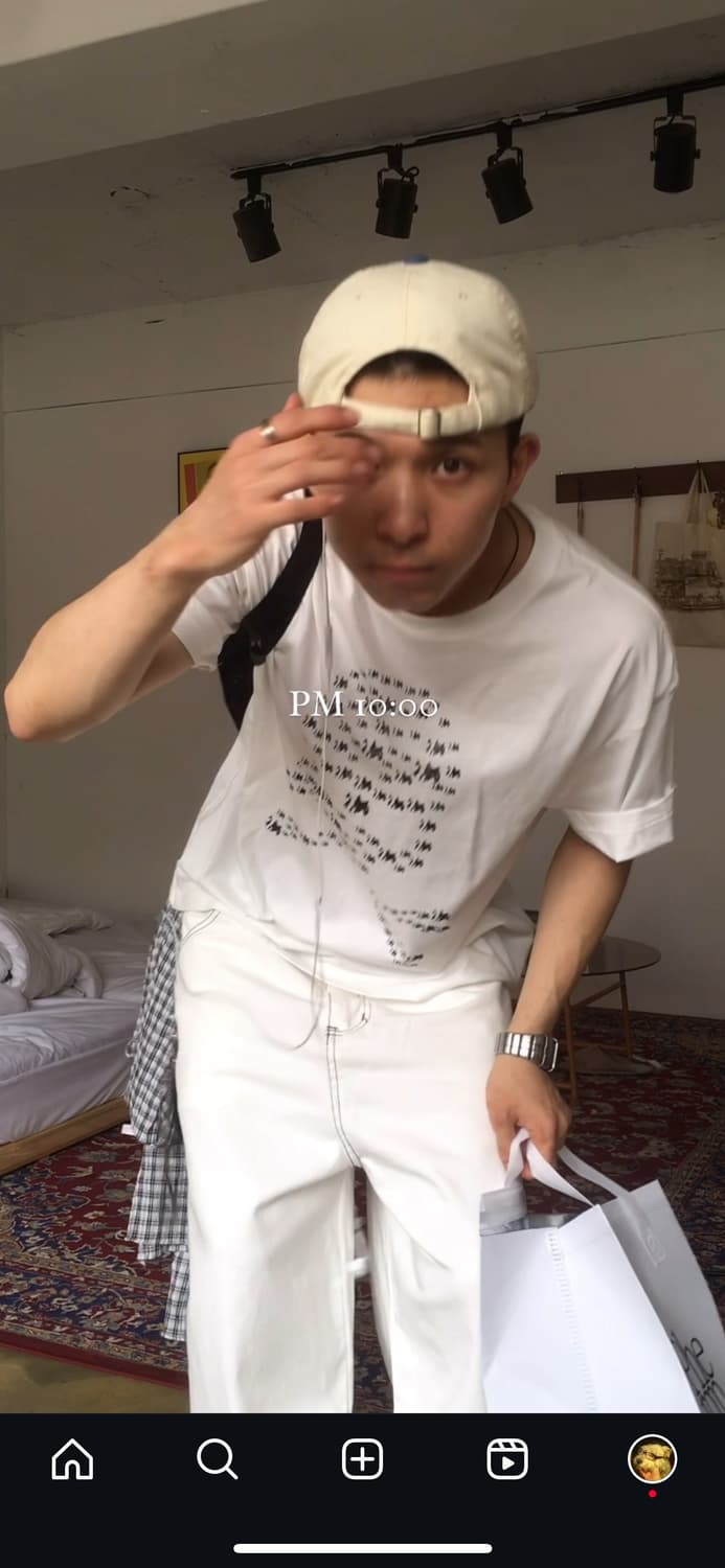 Albino skull tee m 상품이미지1