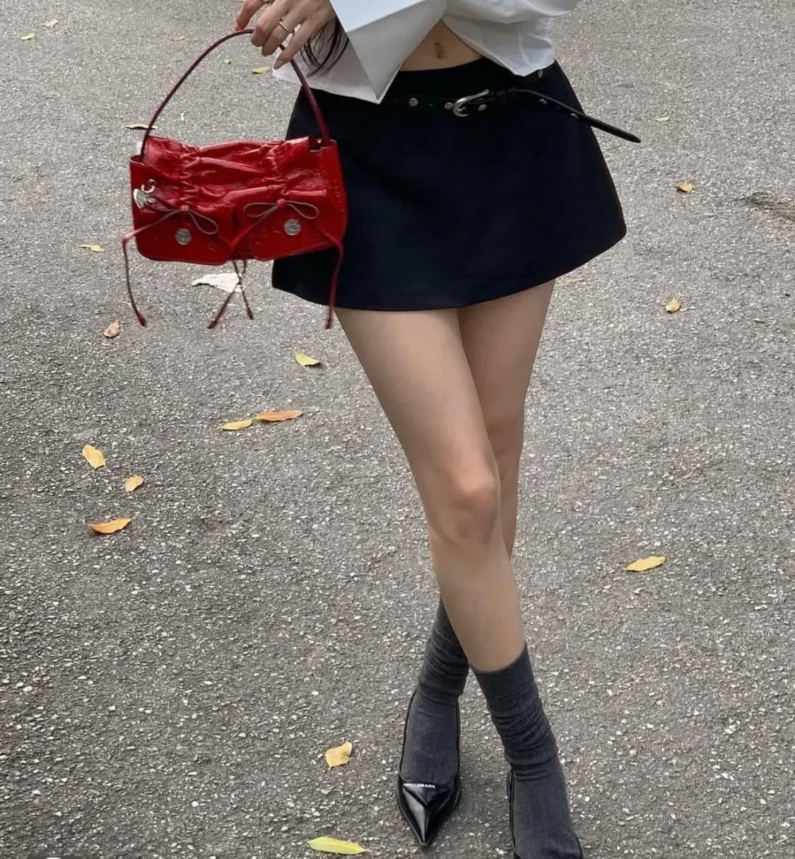 아크네 스튜디오 멀티 포켓 마이크로백 레드 (더스트백,쇼핑백) 상품이미지6