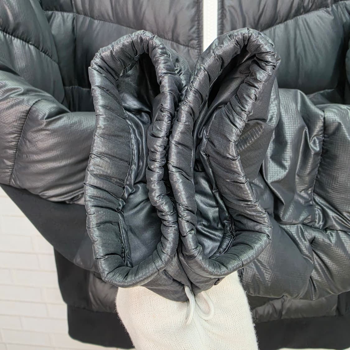 네파 거위털 후드 패딩 자켓 점퍼 집업 XL 105사이즈 새상품급 상품이미지7