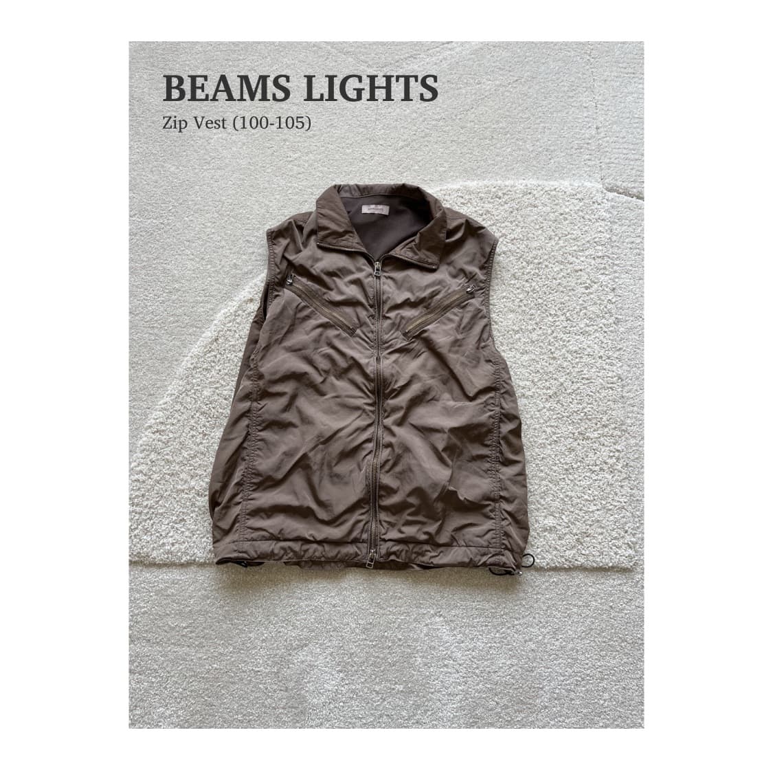 빔즈 라이트 나일론 써멀 베스트 (100-105) 상품이미지1