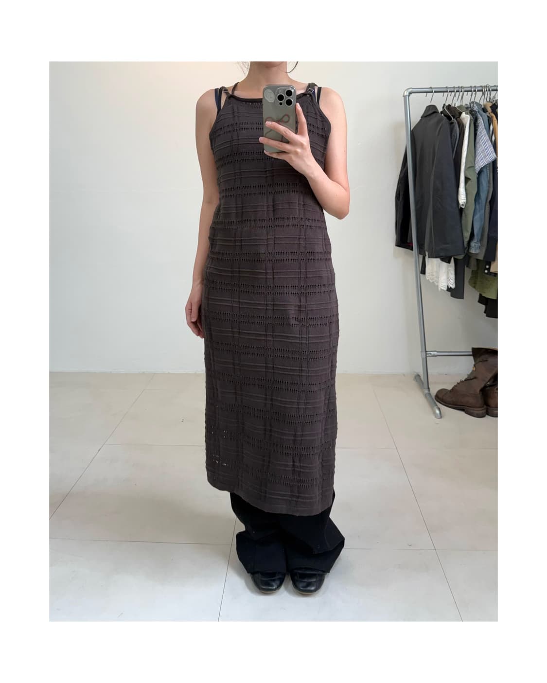 빈티지 레이어드 원피스 상품이미지5