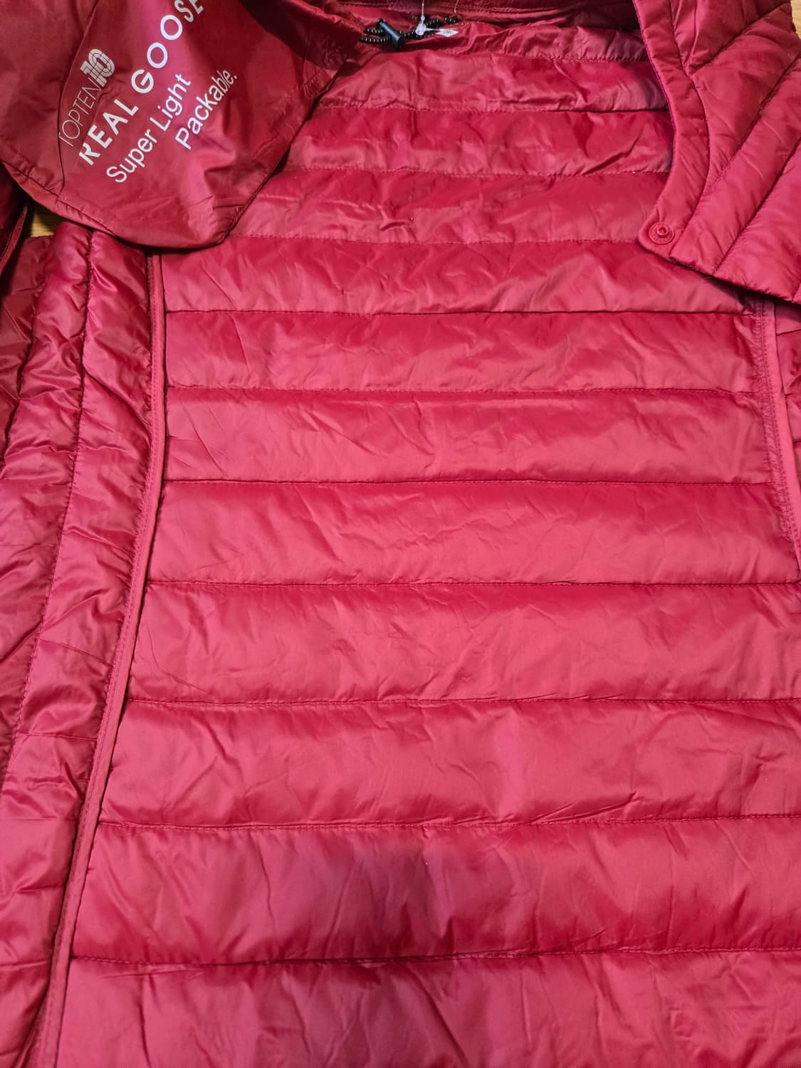 탑텐 구스다운 경량 조끼 상품이미지6