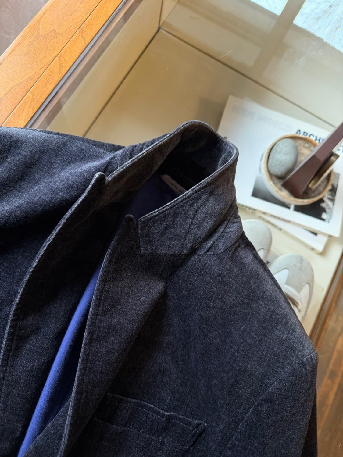 아르마니 꼴레지오니 벨루어 자켓 95 상품이미지8