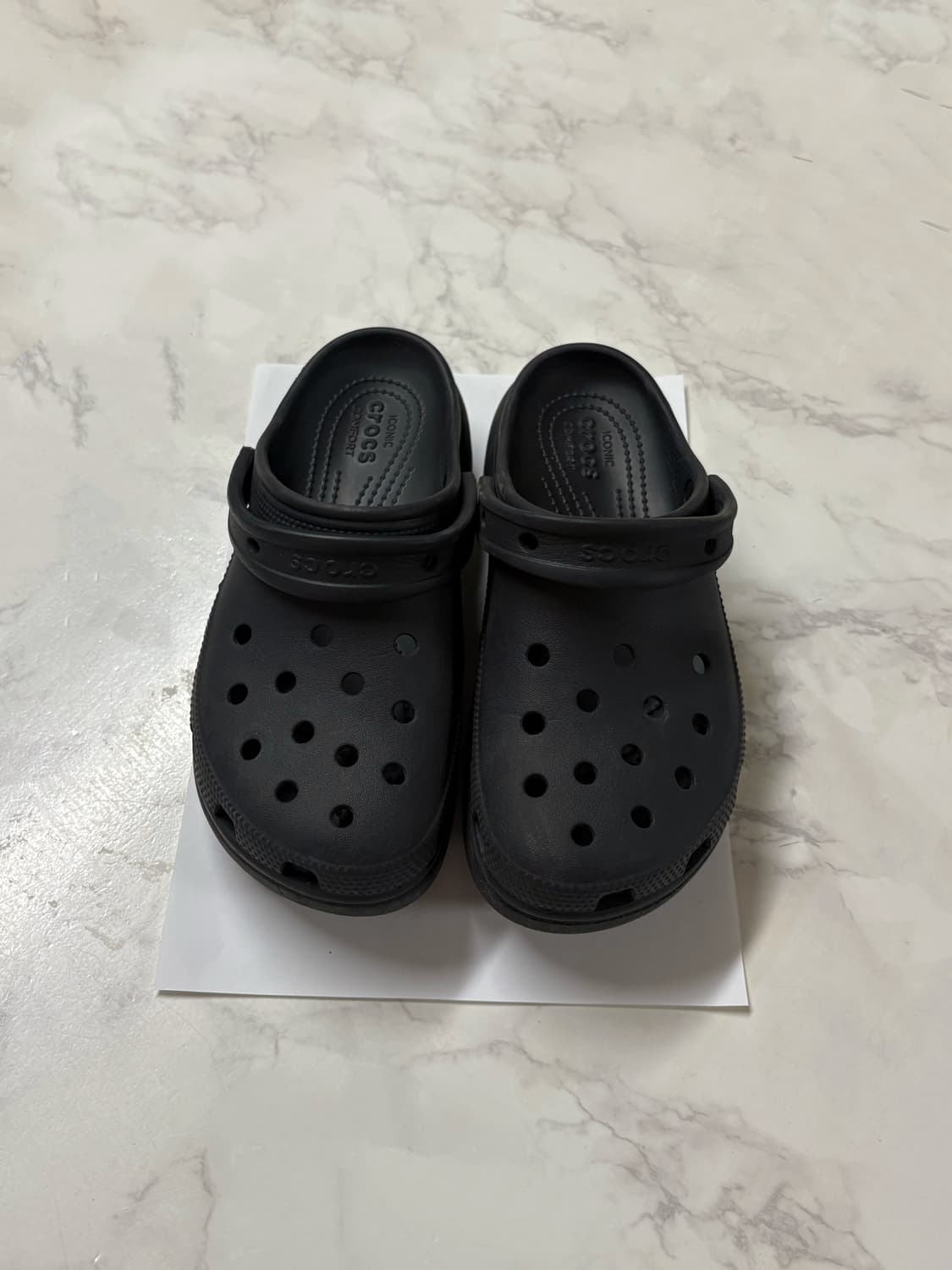 크록스 클래식 플랫폼 클로그 블랙 상품이미지5