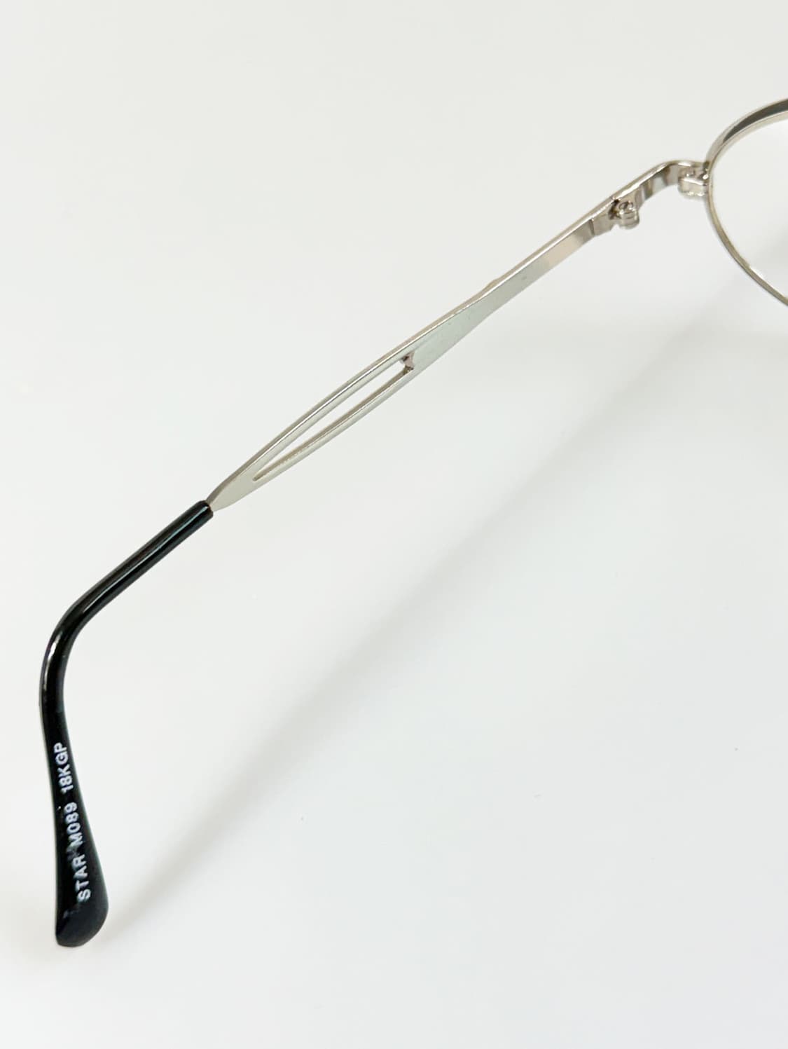 90s 일본제 STAR 실버 오벌 프레임 빈티지 안경 상품이미지7