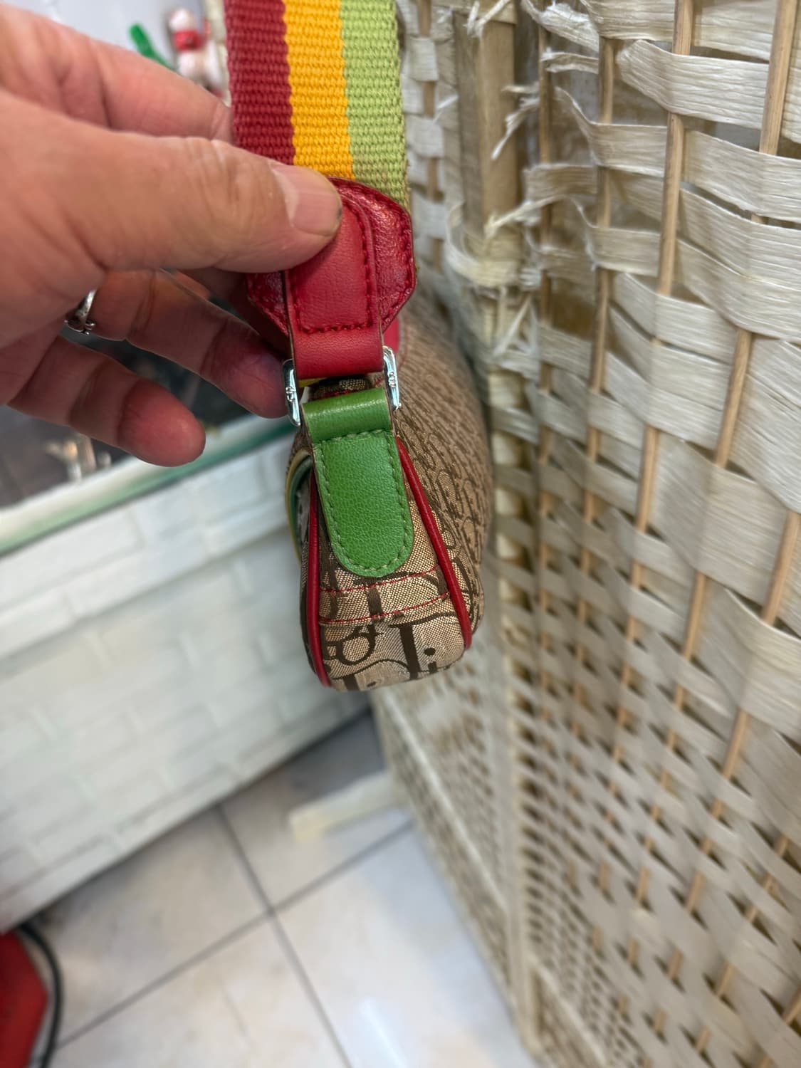 정품 디올 오빌리크 새들백 팝니다 상품이미지3