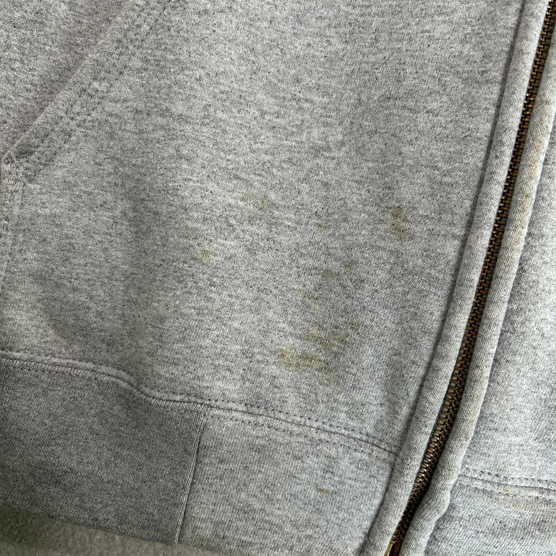 칼하트 그레이 기모 후드집업 상품이미지4