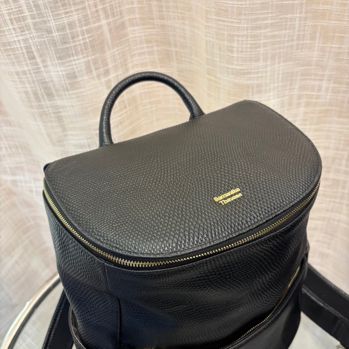 정품 사만다타바사 소가죽 백팩    상품이미지3