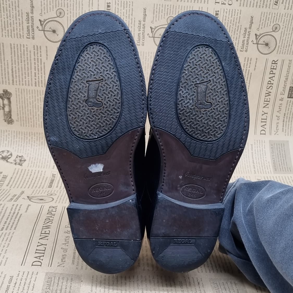 금강 리갈 남성정장구두 실사이즈255 상품이미지3