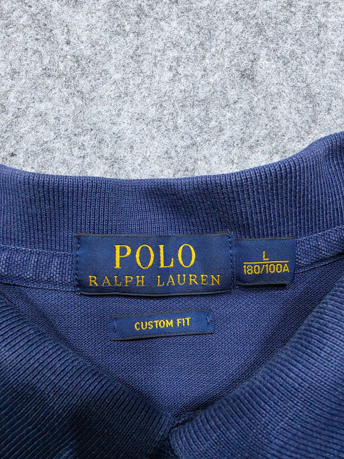 폴로 랄프로렌 에어본 타이거 드래곤 자수 커스텀핏 PK 카라 반팔티 L 상품이미지6