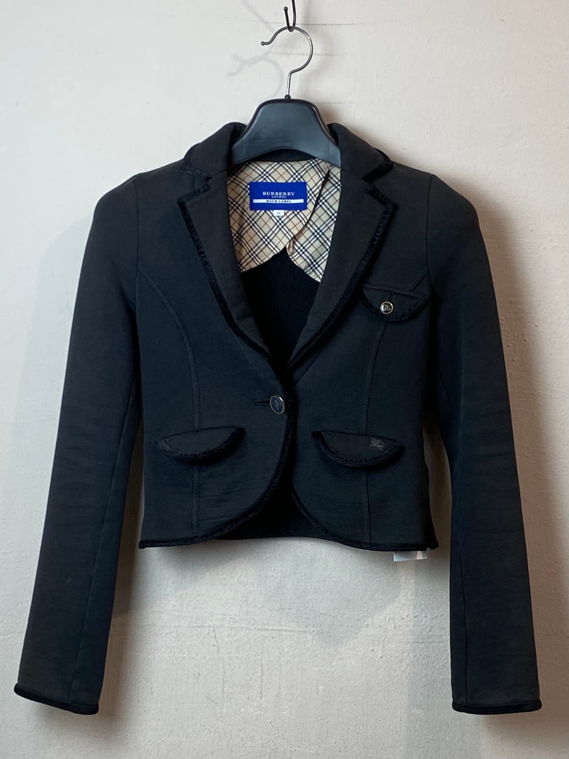 버버리 블루 라벨 크롭 자켓 상품이미지1