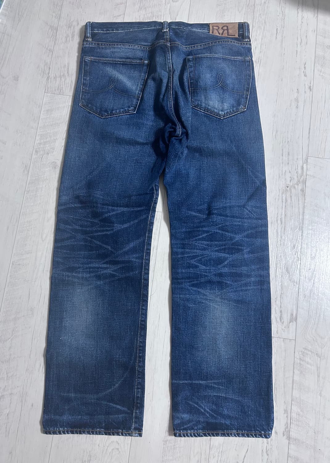 RRL 빈티지 파이브 포켓 기빈스 워싱 데님 진 32x30 상품이미지2