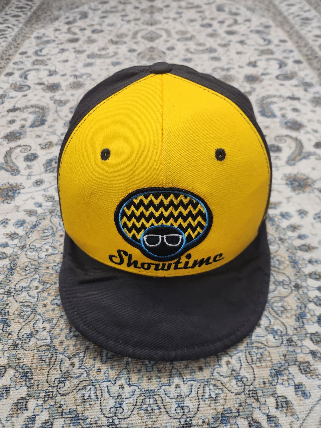 청림사 쇼타임 블랙/옐로우 볼캡 56-58호 상품이미지1