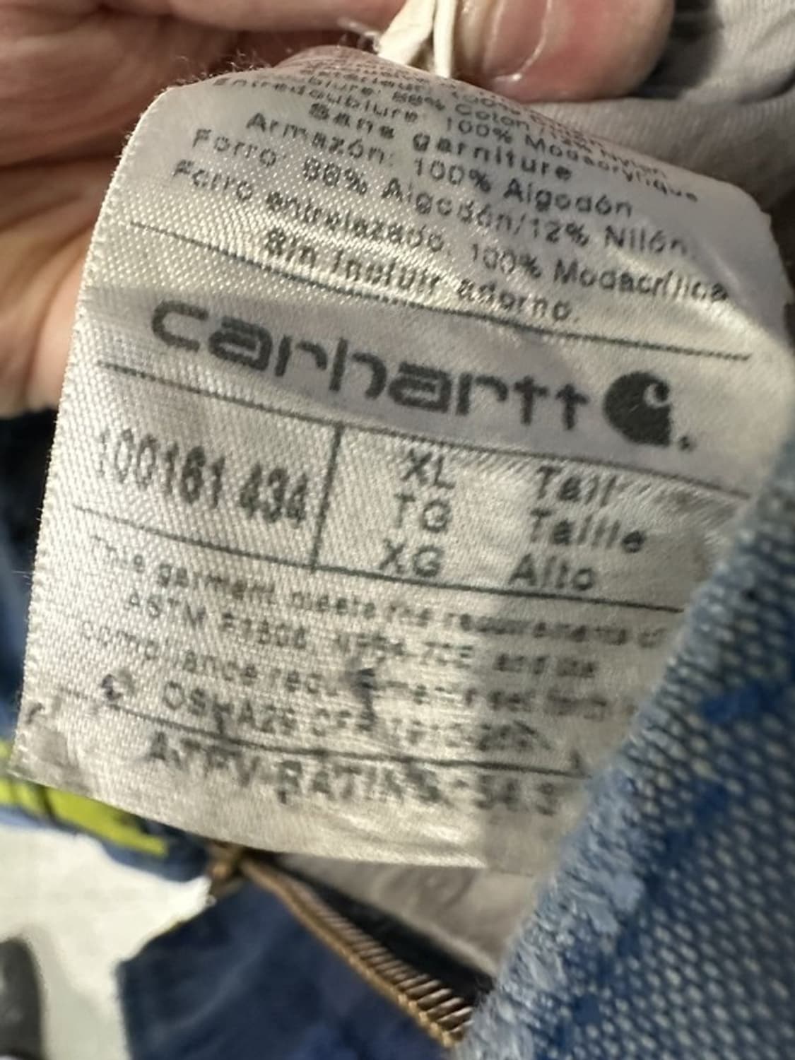 [XL] CARHARTT FR 칼하트 리플렉터 코튼 워크자켓 상품이미지10