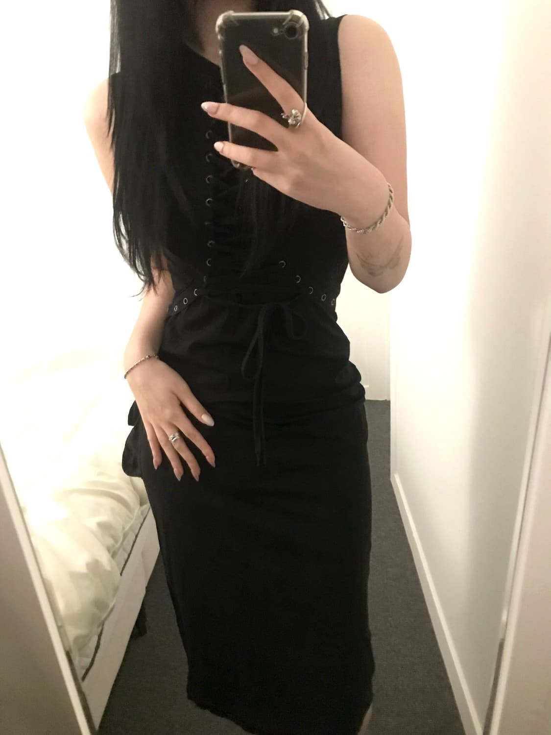 Christian Dior Corset Dress BLACK 상품이미지1